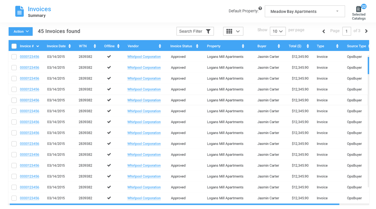 UX Tracking of Invoices