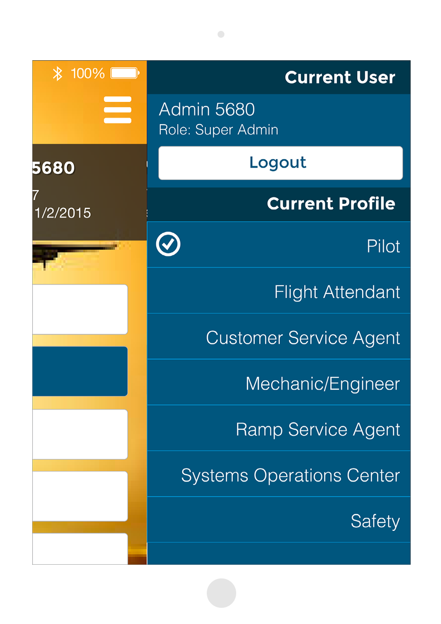 UX for airliner app