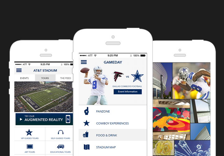 att stadium mockups